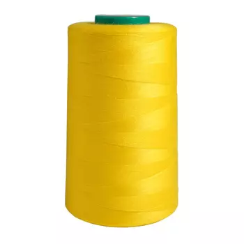 Нитки промышленные 40/2, универсальные, 5000ярд, Bestex (006 ярк.желтый)