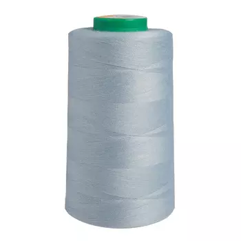Нитки промышленные 40/2, универсальные, 5000ярд, Bestex (319 бело-небесно-голубой)