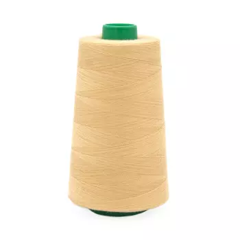 Универсальная швейная нить, 50/2, 5000 ярд, 100% пэ, Bestex ** (009 кремово-бежевый)