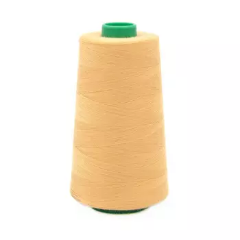 Универсальная швейная нить, 50/2, 5000 ярд, 100% пэ, Bestex ** (011 т.желто-кремовый)