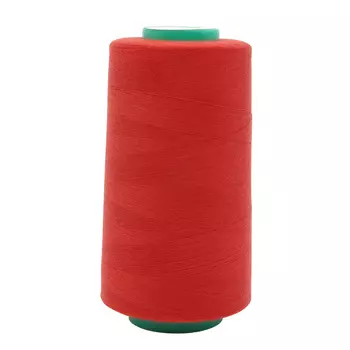 Нитки промышленные 50/2, для тонких тканей, 5000 ярд, Bestex (049 ярк.алый)