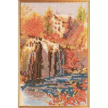 В040 Набор для вышивания бисером 'Водопад'