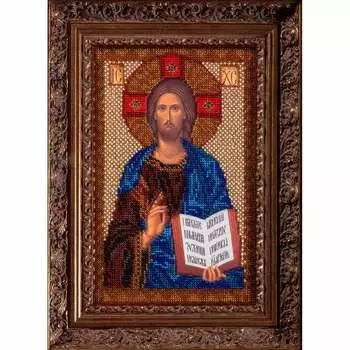 В150 Набор для вышивания бисером 'Кроше' 'Спас Вседержитель', 16x25 см