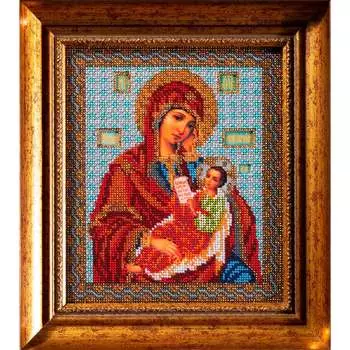 В158 Набор для вышивания бисером 'Кроше' 'Утоли Мои Печали', 20x24 см