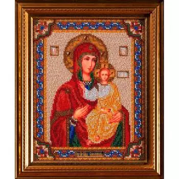 В163 Набор для вышивания бисером 'Кроше' 'Смоленская Богородица', 20x25 см