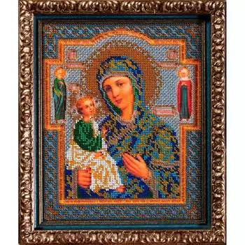 В164 Набор для вышивания бисером 'Кроше' 'Иерусалимская Богородица', 20x24 см