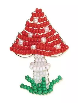 В196 Набор для бисероплетения Riolis 'Мухомор', 3*4 см