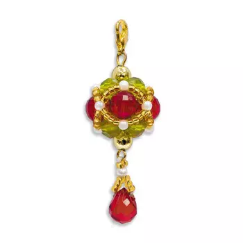 В205 Набор для рукоделия Риолис подвеска 'Бургундия', 2*4,5 см