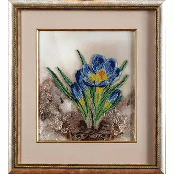 В231 Набор для вышивания бисером 'Подснежник'