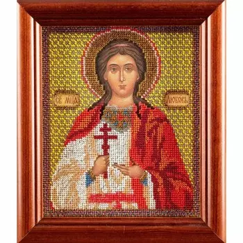 В313 Набор для вышивания бисером 'Кроше' 'Св. Любовь', 12х14,5 см