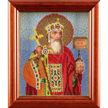 В319 Набор для вышивания бисером 'Кроше' 'Св. Владимир', 12х14,5 см