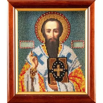 В325 Набор для вышивания бисером 'Кроше' 'Св. Василий', 12х14,5 см