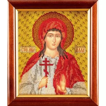 В326 Набор для вышивания бисером 'Кроше' 'Св. Алла', 12х14,5 см