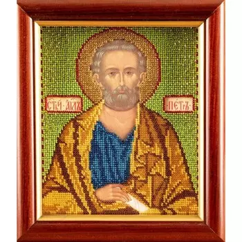 В332 Набор для вышивания бисером 'Кроше' 'Св. Петр', 12х14,5 см