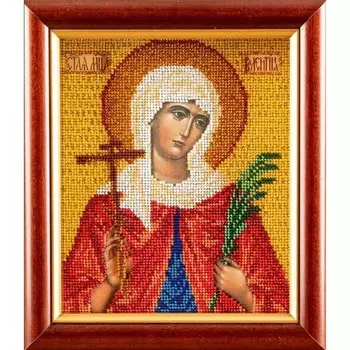 В342 Набор для вышивания бисером 'Кроше' 'Св. Валентина', 12х14,5 см