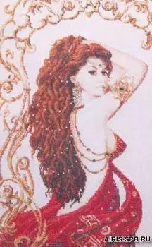 В-001 Набор для вышивания бисером 'Золотые ручки' 'Лейла', 31х51 см