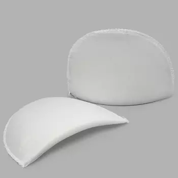 В-10/А Плечевые накладки обшитые, втачные, белый, 10*100*145 мм, Hobby&amp;Pro