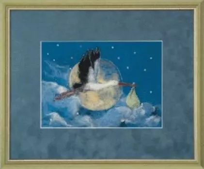 В-118 Набор для валяния картины 'Новая жизнь' 19,5*14см Чарівна мить