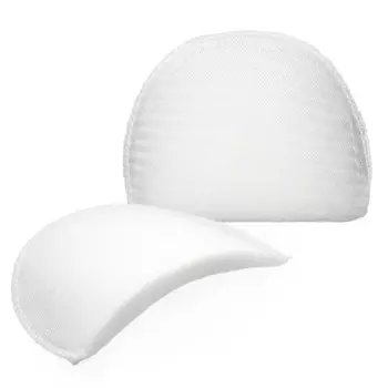 В-14/А Плечевые накладки обшитые, втачные, белый, 14*100*155 мм, Hobby&amp;Pro