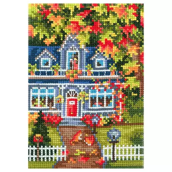 В-23 Набор для вышивания 'Времена года. Осень', 10*15 см