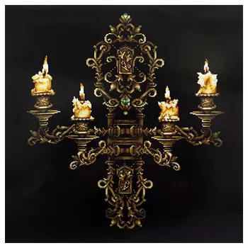 В-28 Набор для вышивания 'Вечер при свечах', 43*48 см