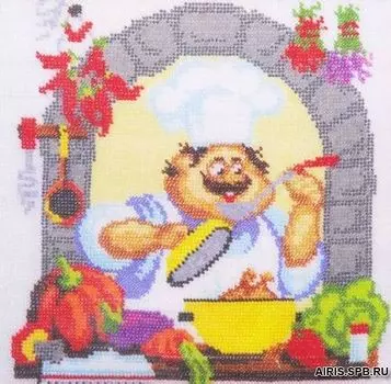 ВК-007 Набор для вышивания бисером 'Суп'