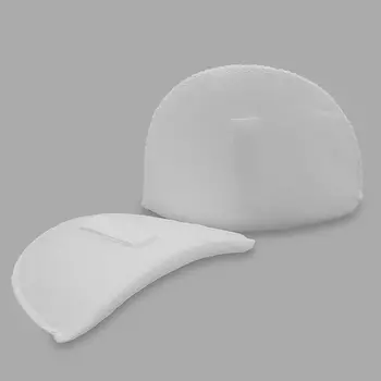 ВК-10/А Плечевые накладки втачные обшитые с конт.-лентой, 10*100*145мм Hobby&amp;Pro (белый)