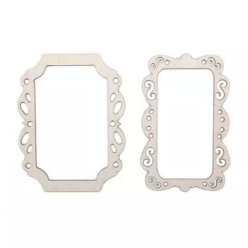 ВК-16 Декоративный элемент 'Винтажные рамочки', 70*45 мм, упак./2 шт., 'Астра'