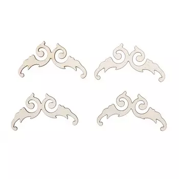 ВК-18 Набор декоративных элементов 'Уголки №2', 30*50 мм, упак./4 шт., 'Астра'