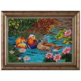 ВК-291 Набор для вышивания бисером Кроше 'Любовь и гармония' 38х27см