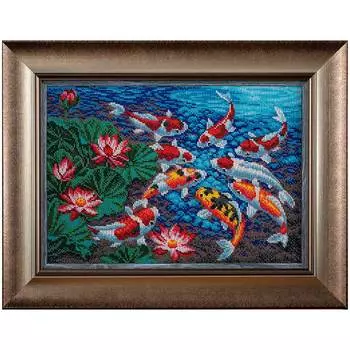 ВК-292 Набор для вышивания бисером Кроше 'Благополучие и изобилие' 37х26см