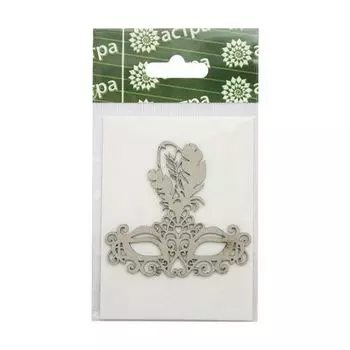 ВК-31 Декоративный элемент 'Карнавальная маска', 6,8*6,3 см, 'Астра'