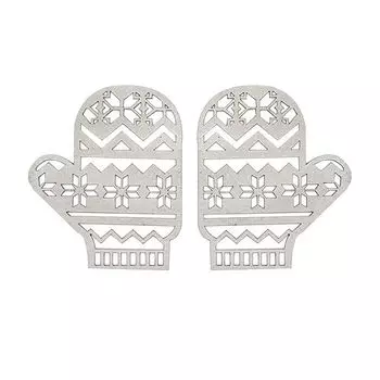 ВК-48 Декоративный элемент 'Пара руковичек' 5*6см 'Астра'