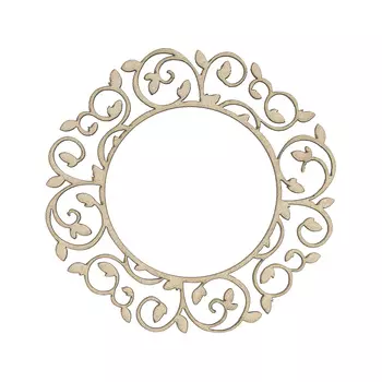 ВК-84 декоративный элемент 'Рамка 'Круг' 8*8см Астра