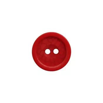ВЛА1322 Пуговица 15 мм, 2 пр. (820 красный)