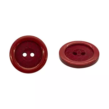 ВЛА1322 Пуговица 28 мм, 2 пр. (519 красный)