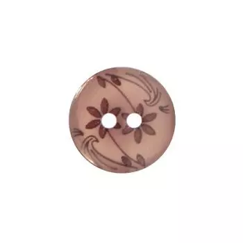 ВЛС11 Пуговица 21 мм, 2 пр. (854 какао)