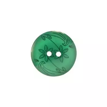 ВЛС11 Пуговица 21 мм, 2 пр. (878 зелёный)