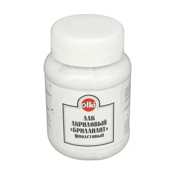 ВМ Лак акриловый бриллиантовый 100мл, фиолетовый