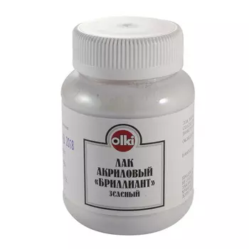 ВМ Лак акриловый бриллиантовый 100мл, зеленый