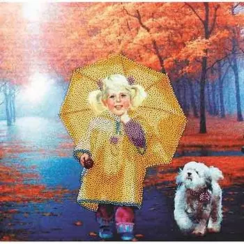 ВН1013 Набор для вышивания Alisena 'На прогулке' 30*30 см