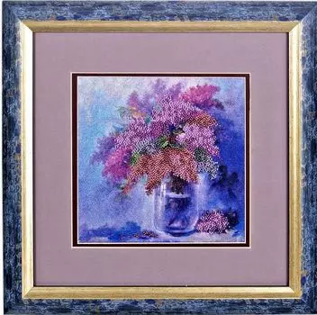 ВН1016 Набор для вышивания Alisena 'Сирень', 20*20 см