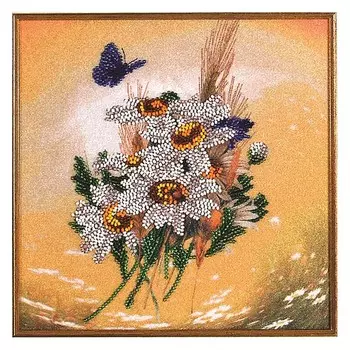 ВН1054 Набор для вышивания Alisena 'Ромашки', 20*20 см