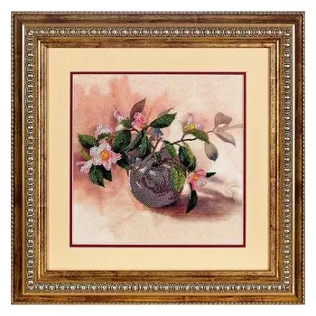 ВН1059 Набор для вышивания Alisena 'Камелия' 25*25 см