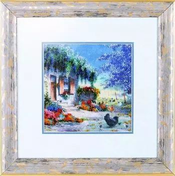 ВН1068 Набор для вышивания Alisena 'Цветочный домик', 20*20 см