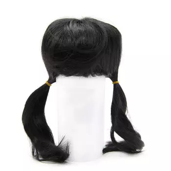 Волосы для кукол (хвостики) (черные)