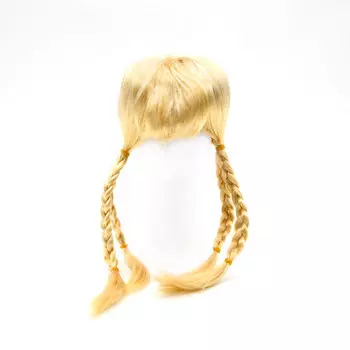 Волосы для кукол (косички) (блонд)