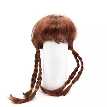 Волосы для кукол (косички) (рыжие)