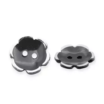 ВТ806 Пуговица 13 мм (черный)