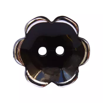 ВТ806 Пуговица 15 мм (черный)